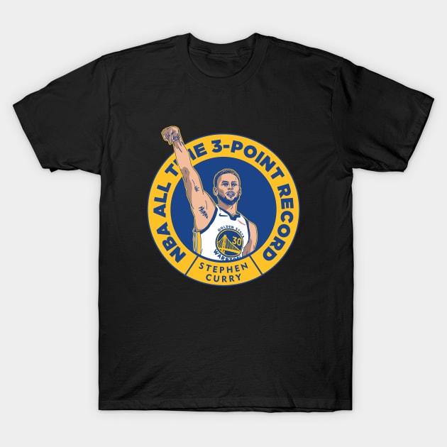 Steph Curry - NBA All Team T-Shirt by Pittih